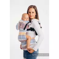 Marsupiu LennyGo Toddler - Little Herringbone Orange Blossom