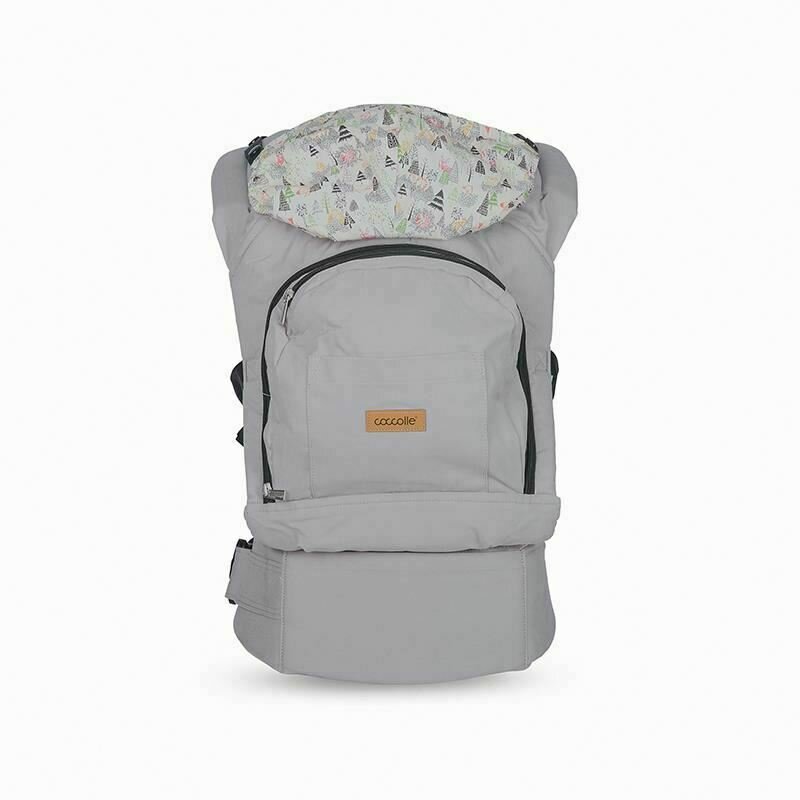 Coccolle - marsupiu ergonomic cella, 2 pozitii, gri