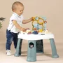 Masuta de activitati, Smoby, Cu diverse jucarii, Sortare forma, Cu claxoane si catapulta, Oglinda rotativa, 47x47x53,2 cm, 12 luni+, Multicolor - 6