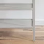 Masa infasat pentru bebelusi, lemn masiv, Gri 76 x 44 x 86 cm, Cu 2 Rafturi De Depozitare Inalte,inclus Saltea din spuma, husa detasabila bumbac, Woodies, 40 x 70 cm - 5