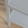 Masa infasat pentru bebelusi, lemn masiv, Gri 76 x 44 x 86 cm, Cu 2 Rafturi De Depozitare Inalte,inclus Saltea din spuma, husa detasabila bumbac, Woodies, 40 x 70 cm - 6