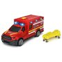Masina ambulanta Dickie Toys City Ambulance SMURD cu accesorii - 1