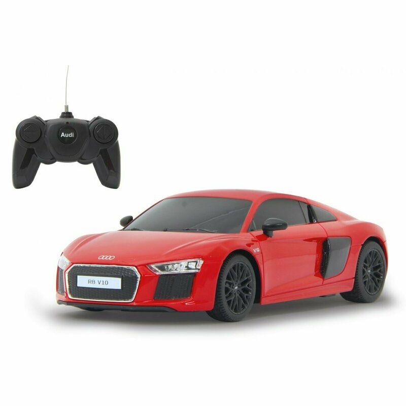 Rastar - Masinuta cu telecomanda Audi R8, Scara 1:24, Rosu