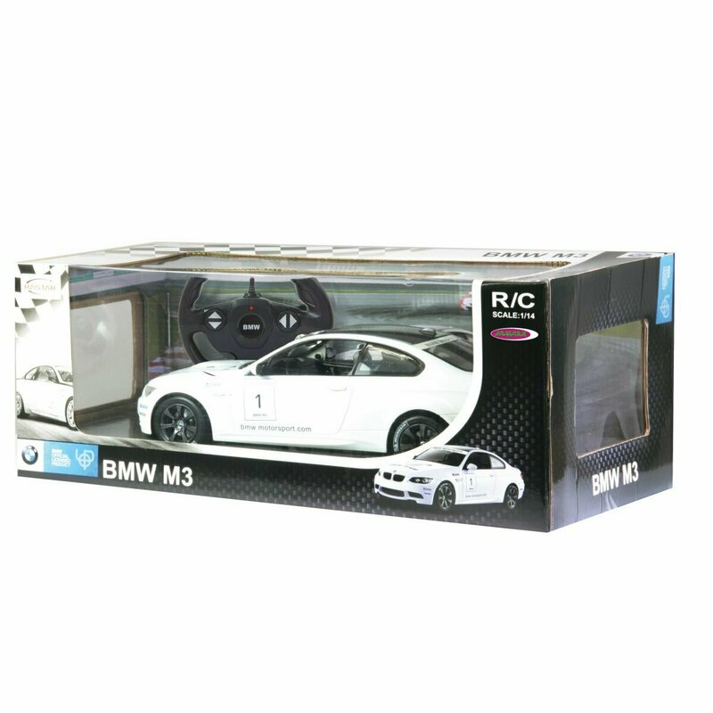 Rastar - Masinuta cu telecomanda BMW M3, Scara 1:14, Alb