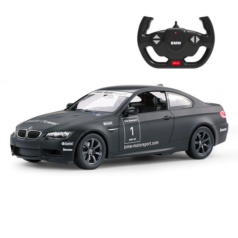 Rastar - Masinuta cu telecomanda BMW M3, Scara 1:14, Negru