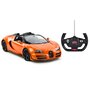 Rastar - Masinuta cu telecomanda Bugatti Grand Sport Vitesse ,  Scara 1:14, Portocaliu - 1