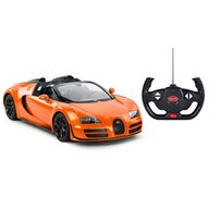 Rastar - Masinuta cu telecomanda Bugatti Grand Sport Vitesse ,  Scara 1:14, Portocaliu