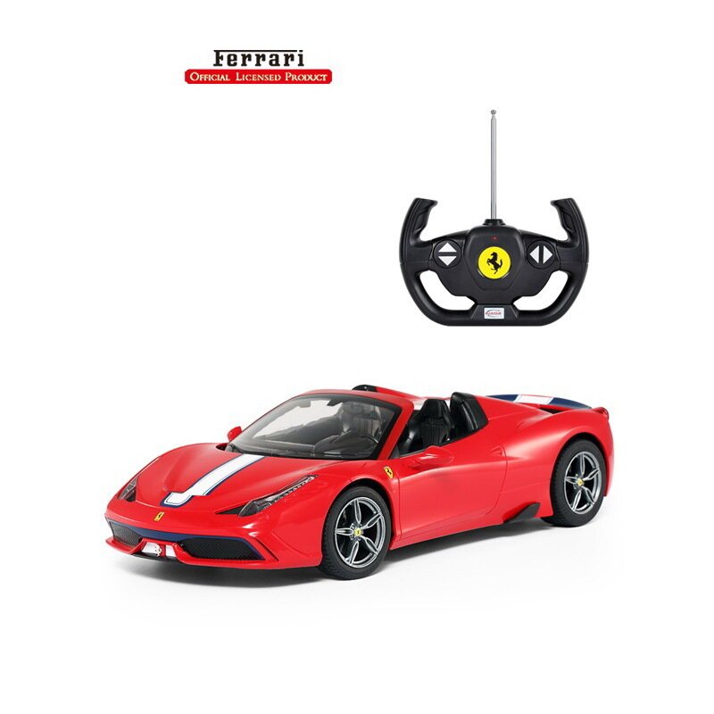 Rastar - Masinuta cu telecomanda Ferrari 458, Scara 1:14, Rosu