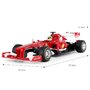 Rastar - Masinuta cu telecomanda Ferrari F1,  Scara 1:18, Rosu - 3