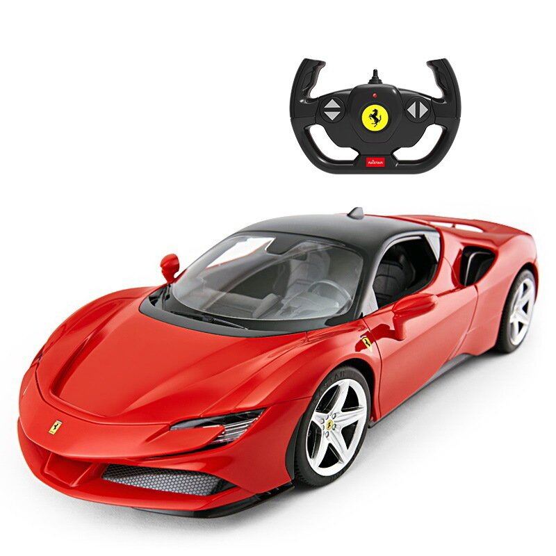Rastar - Masinuta cu telecomanda Ferrari SE 90 Stradale, Scara 1:14, Rosu