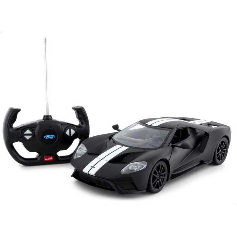 Rastar - masinuta cu telecomanda ford gt , scara 1:14, negru