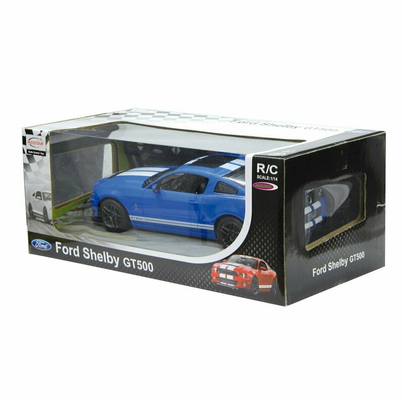 Rastar - Masinuta cu telecomanda Ford Shelby GT500, Scara 1:14, Albastru