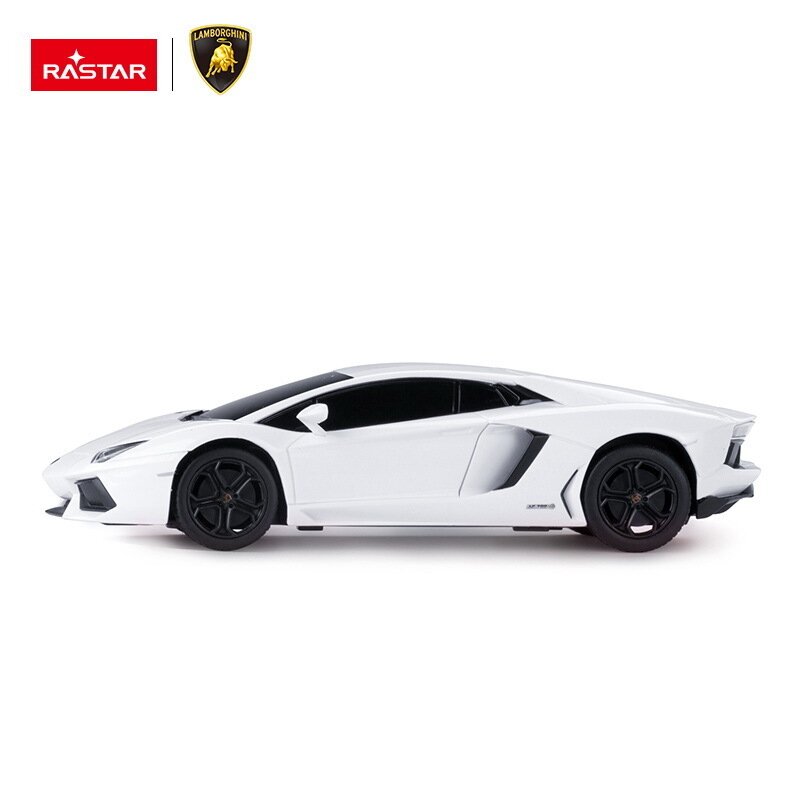 Rastar - Masinuta cu telecomanda Lamborghini Aventador , Scara 1:24, Alb