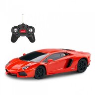 Rastar - Masinuta cu telecomanda Lamborghini Aventador ,  Scara 1:24, Rosu