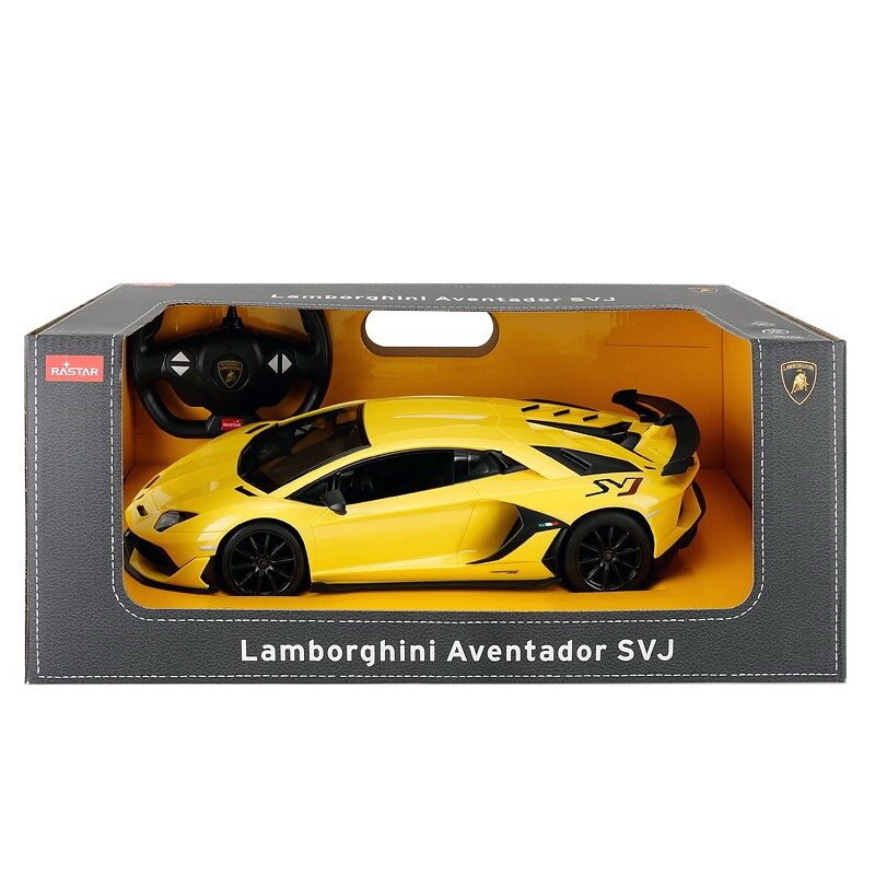 Rastar - Masinuta cu telecomanda Aventador SVJ, Scara 1:14, Galben