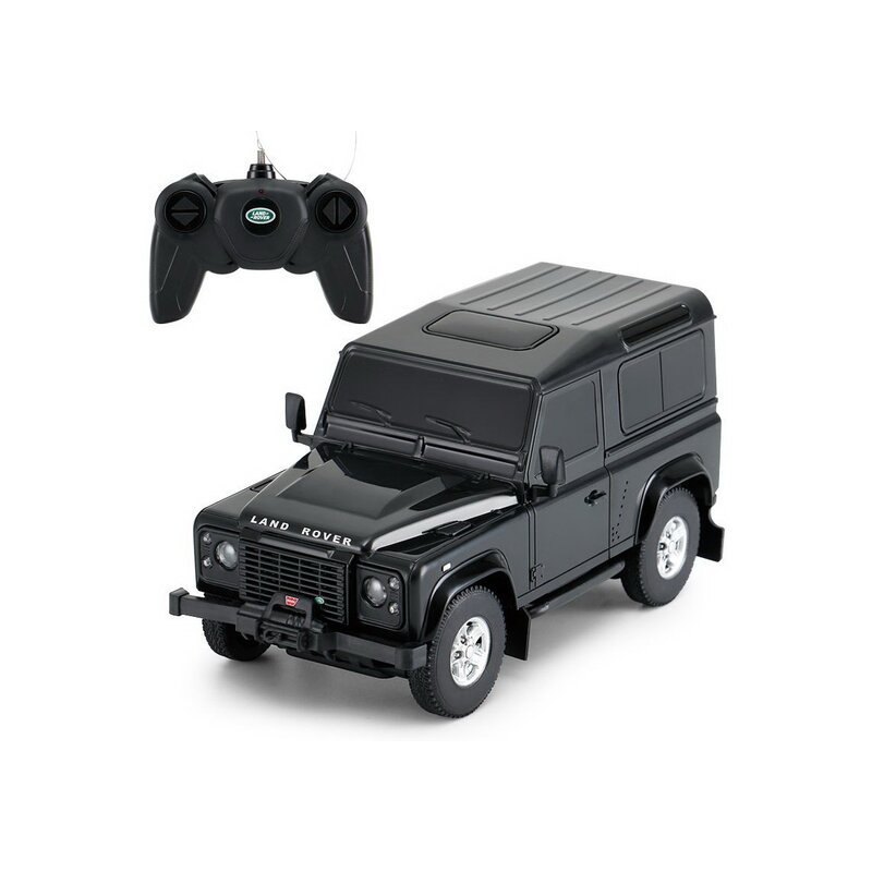 Rastar - Masinuta cu telecomanda Land Rover Defender , Scara 1:24, Negru