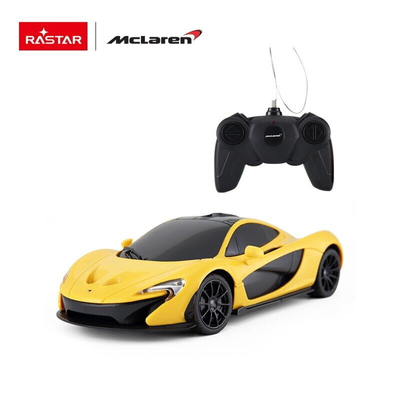 Rastar - Masinuta cu telecomanda McLaren P1, Scara 1:24, Galben