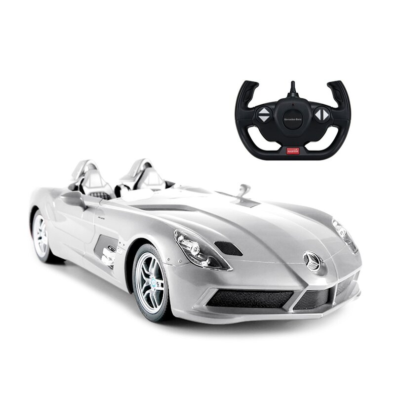 Rastar - Masinuta cu telecomanda Mercedes-Benz SLR, Scara 1:12, Gri