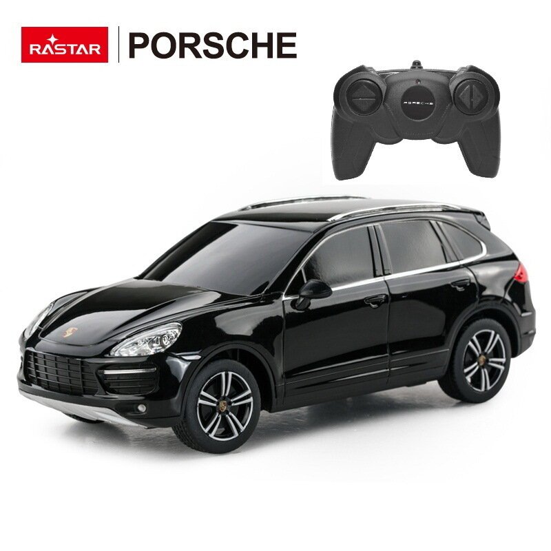 Rastar - Masinuta cu telecomanda Porche Cayenne Turbo , Scara 1:24, Negru