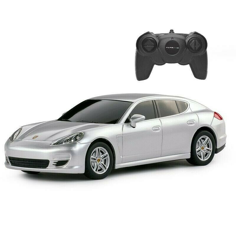 Rastar - masinuta cu telecomanda porsche panamera, scara 1:24, gri