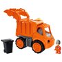 Masina de gunoi Big Power Worker Garbage Truck cu figurina - 1