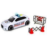 Dickie Toys - Masina de politie Audi RS3 cu accesorii