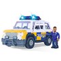 Masina de politie Simba Fireman Sam Police Car cu figurina Malcolm si accesorii - 2