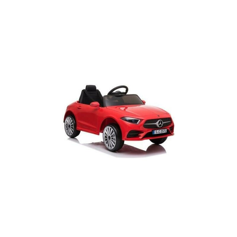 Masina electrica pentru copii, Mercedes C Class, CLS 350, 2 motoare, LeanToys, 5176, rosu