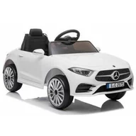 Masina electrica pentru copii, Mercedes C Class, CLS 350, 2 motoare, LeanToys, 5177, alba