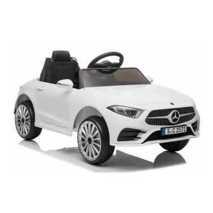 Masina electrica pentru copii, Mercedes C Class, CLS 350, 2 motoare, LeanToys, 5177, alba