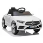 Masina electrica pentru copii, Mercedes C Class, CLS 350, 2 motoare, LeanToys, 5177, alba - 3