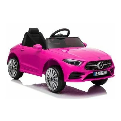 Masina electrica pentru copii, Mercedes C Class, CLS 350, 2 motoare, LeanToys, 5178, roz