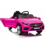 Masina electrica pentru copii, Mercedes C Class, CLS 350, 2 motoare, LeanToys, 5178, roz - 3