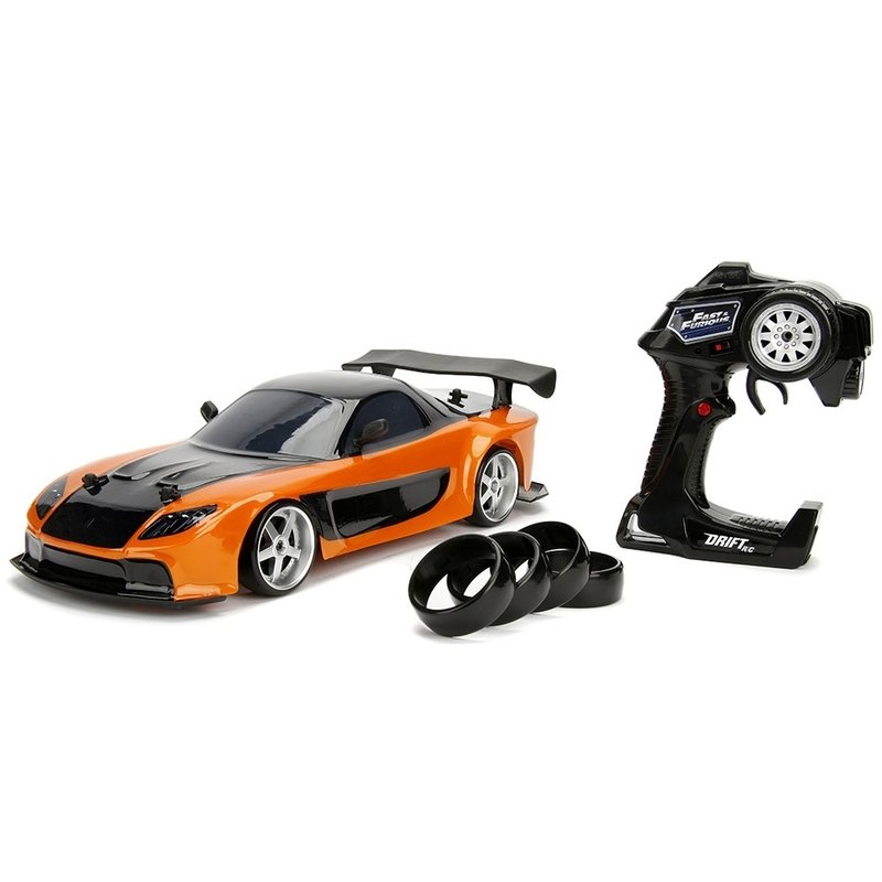 fast and furious tokyo drift online subtitrat Masina Jada Toys Fast and Furious Mazda RX-7 Drift cu anvelope si telecomanda