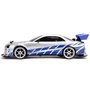Masina Jada Toys Fast and Furious Nissan Skyline GTR Drift cu anvelope si telecomanda - 4