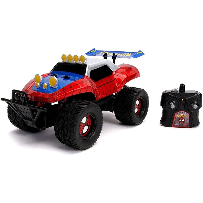 Masinuta marvel spider man buggy cu telecomanda, scara 1:14