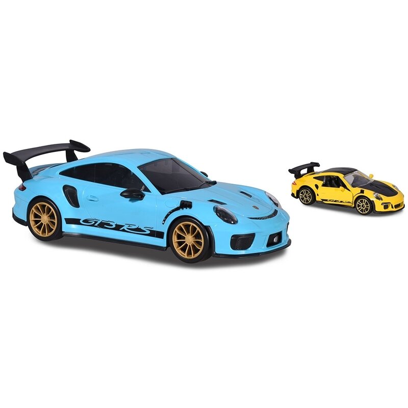 Majorette - masina porsche 911 gt3 rs carry case cu masina porsche 911 gt rs