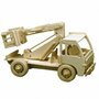 Pebaro - Maşini de lucru puzzle 3D din lemn - 1