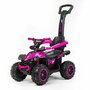 Masinuta de impins, Baby Mix, Mega, Pana la 30 kg, Cu maner de impins, Cu suport picioare, Cu protectii laterale, Cu sunete, 12 luni+, Pink - 1