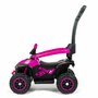 Masinuta de impins, Baby Mix, Mega, Pana la 30 kg, Cu maner de impins, Cu suport picioare, Cu protectii laterale, Cu sunete, 12 luni+, Pink - 6