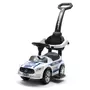 Masinuta de impins, Baby Mix, Police, Cu maner de impins detasabil, Cu protectii laterale, Cu melodii si claxon, Cu suport jucarii sub sezut - 1