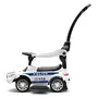 Masinuta de impins, Baby Mix, Police, Cu maner de impins detasabil, Cu protectii laterale, Cu melodii si claxon, Cu suport jucarii sub sezut - 8