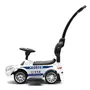 Masinuta de impins, Baby Mix, Police, Cu maner de impins detasabil, Cu protectii laterale, Cu melodii si claxon, Cu suport jucarii sub sezut - 9