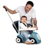Vehicul ride-on, Smoby, 3 in 1, Cu maner parental si protectii laterale detasabile, Cu centura de siguranta si suport picoare,  6 luni+, Blue - 7