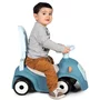 Vehicul ride-on, Smoby, 3 in 1, Cu maner parental si protectii laterale detasabile, Cu centura de siguranta si suport picoare,  6 luni+, Blue - 9