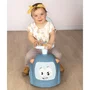 Vehicul ride-on, Smoby, 3 in 1, Cu maner parental si protectii laterale detasabile, Cu centura de siguranta si suport picoare,  6 luni+, Blue - 11