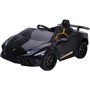 Masinuta electrica Chipolino Lamborghini Huracan black cu scaun din piele si roti EVA - 1