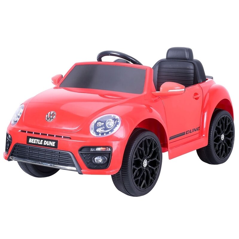 Chipolino - masinuta electrica volkswagen beetle dune convertible, rosu