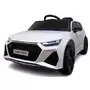 Masinuta electrica cu telecomanda Audi RS6 R-Sport - Alb - 1