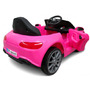 Masinuta electrica cu telecomanda, copii 1-4 ani, scaun din piele, Cabrio B4 628 R-Sport - Roz - 4